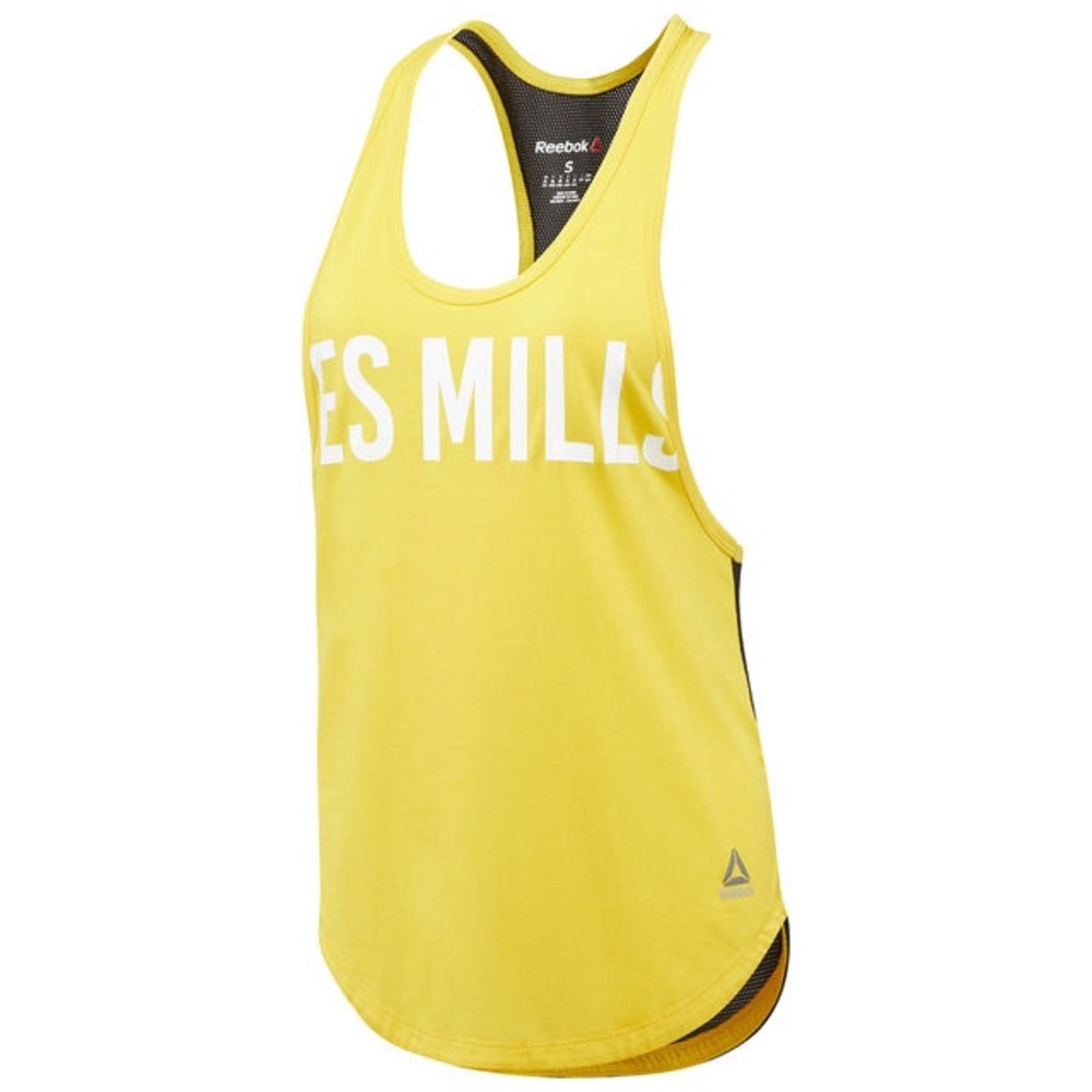 Reebok LES MILLS™ Tank w/ Cordura® Sz S, Yellow - Picture 1 of 8